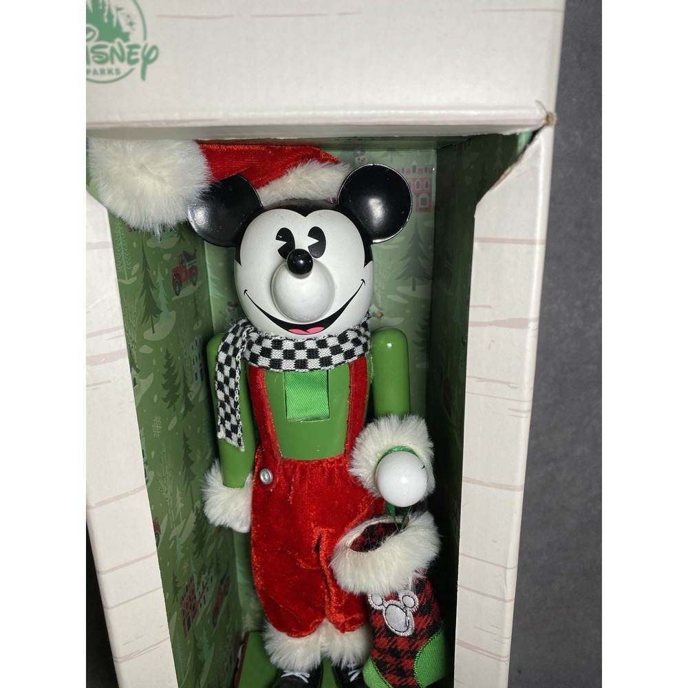 Disney Parks Collectible Mickey Mouse Christmas Holiday Nutcracker 12.5" - Picture 2 of 4